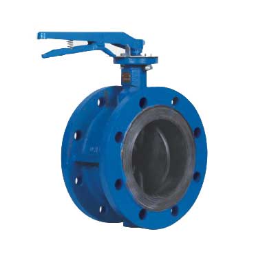 無銷全襯膠手動法蘭蝶閥