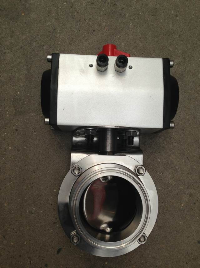 氣動衛生級蝶閥